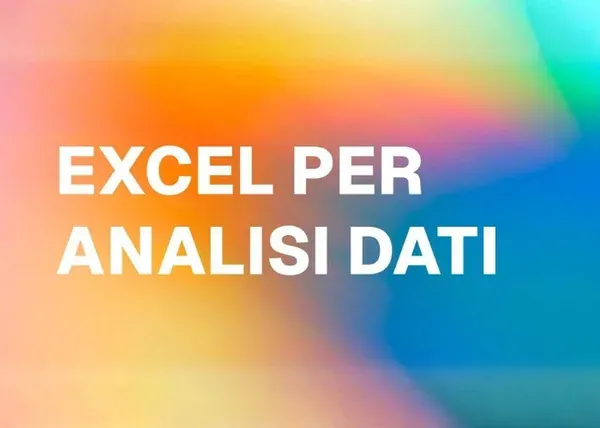 Corso Excel per Analisi Dati – Data Masters