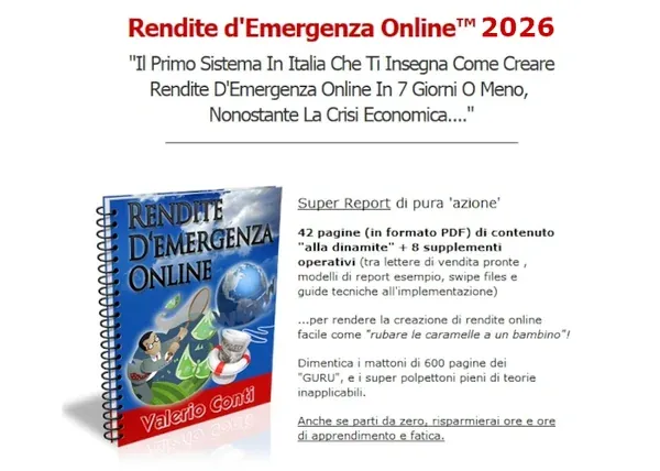Rendite d’Emergenza 2026 – Valerio Conti