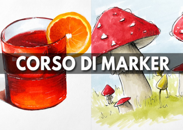 Corso di Disegno con i Marker – Mitch Sanna